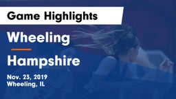 Wheeling  vs Hampshire  Game Highlights - Nov. 23, 2019