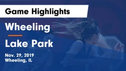 Wheeling  vs Lake Park  Game Highlights - Nov. 29, 2019