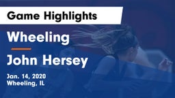 Wheeling  vs John Hersey  Game Highlights - Jan. 14, 2020