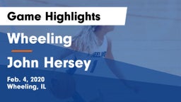 Wheeling  vs John Hersey  Game Highlights - Feb. 4, 2020