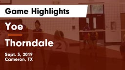 Yoe  vs Thorndale Game Highlights - Sept. 3, 2019