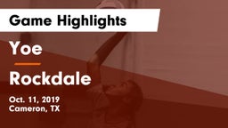 Yoe  vs Rockdale  Game Highlights - Oct. 11, 2019