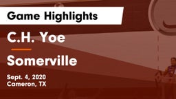 C.H. Yoe  vs Somerville Game Highlights - Sept. 4, 2020