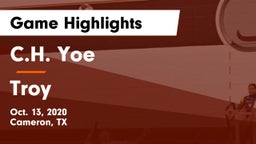C.H. Yoe  vs Troy  Game Highlights - Oct. 13, 2020