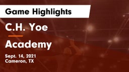 C.H. Yoe  vs Academy Game Highlights - Sept. 14, 2021