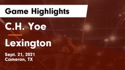 C.H. Yoe  vs Lexington Game Highlights - Sept. 21, 2021