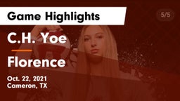 C.H. Yoe  vs Florence  Game Highlights - Oct. 22, 2021