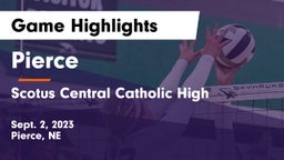 Pierce  vs Scotus Central Catholic High Game Highlights - Sept. 2, 2023