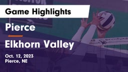 Pierce  vs Elkhorn Valley  Game Highlights - Oct. 12, 2023