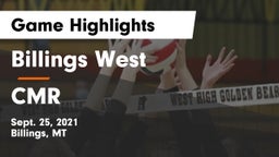 Billings West  vs CMR Game Highlights - Sept. 25, 2021