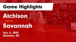 Atchison  vs Savannah  Game Highlights - Jan. 6, 2020