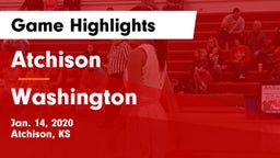 Atchison  vs Washington  Game Highlights - Jan. 14, 2020