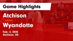 Atchison  vs Wyandotte  Game Highlights - Feb. 4, 2020