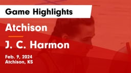 Atchison  vs J. C. Harmon  Game Highlights - Feb. 9, 2024