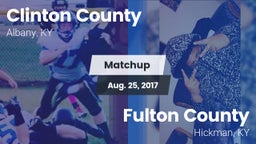 Matchup: Clinton County vs. Fulton County  2017
