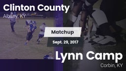 Matchup: Clinton County vs. Lynn Camp  2017