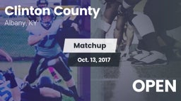 Matchup: Clinton County vs. OPEN 2017