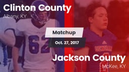 Matchup: Clinton County vs. Jackson County  2017