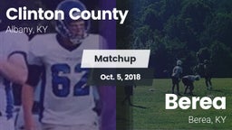 Matchup: Clinton County vs. Berea  2018