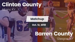 Matchup: Clinton County vs. Barren County  2018