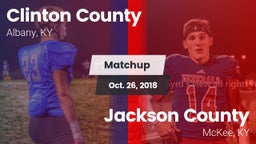 Matchup: Clinton County vs. Jackson County  2018