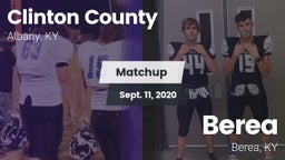 Matchup: Clinton County vs. Berea  2020