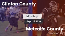 Matchup: Clinton County vs. Metcalfe County  2020