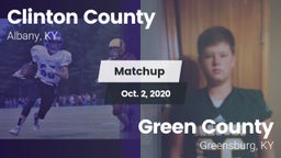 Matchup: Clinton County vs. Green County  2020