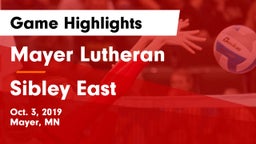 Mayer Lutheran  vs Sibley East  Game Highlights - Oct. 3, 2019