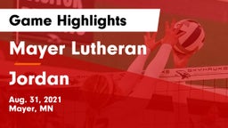 Mayer Lutheran  vs Jordan  Game Highlights - Aug. 31, 2021