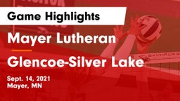 Mayer Lutheran  vs Glencoe-Silver Lake  Game Highlights - Sept. 14, 2021