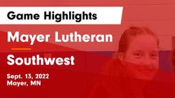 Mayer Lutheran  vs Southwest Game Highlights - Sept. 13, 2022
