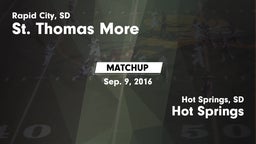Matchup: St. Thomas More vs. Hot Springs  2016