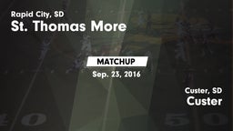 Matchup: St. Thomas More vs. Custer  2016
