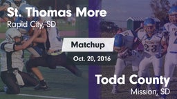Matchup: St. Thomas More vs. Todd County  2016