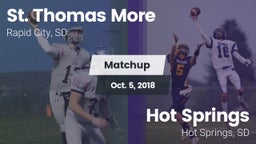 Matchup: St. Thomas More vs. Hot Springs  2018