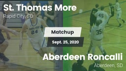 Matchup: St. Thomas More vs. Aberdeen Roncalli  2020