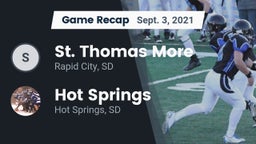 Recap: St. Thomas More  vs. Hot Springs  2021