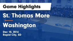 St. Thomas More vs Washington  Game Highlights - Dec 10, 2016