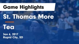 St. Thomas More vs Tea  Game Highlights - Jan 6, 2017
