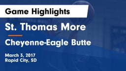 St. Thomas More  vs Cheyenne-Eagle Butte  Game Highlights - March 3, 2017