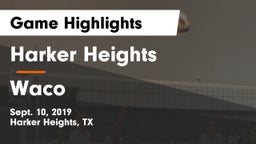 Harker Heights  vs Waco  Game Highlights - Sept. 10, 2019