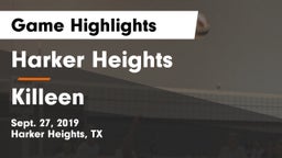 Harker Heights  vs Killeen  Game Highlights - Sept. 27, 2019