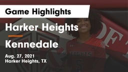 Harker Heights  vs Kennedale  Game Highlights - Aug. 27, 2021