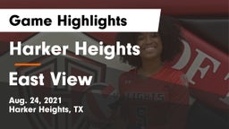 Harker Heights  vs East View  Game Highlights - Aug. 24, 2021