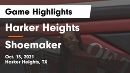 Harker Heights  vs Shoemaker  Game Highlights - Oct. 15, 2021