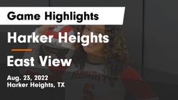 Harker Heights  vs East View  Game Highlights - Aug. 23, 2022