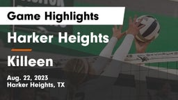Harker Heights  vs Killeen  Game Highlights - Aug. 22, 2023