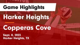 Harker Heights  vs Copperas Cove  Game Highlights - Sept. 8, 2023