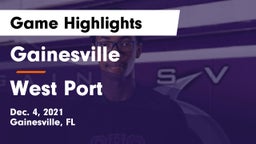 Gainesville  vs West Port  Game Highlights - Dec. 4, 2021